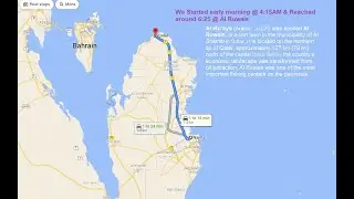 Najma to Al Ruwais Al Shamal - Qatar (Time Laps)