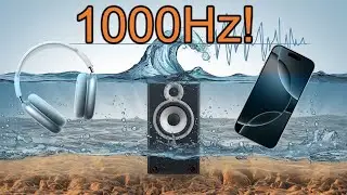 Звук очистителя динамиков 1000 Гц