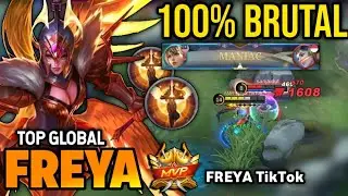FREYA BEST BUILD 2022 | TOP GLOBAL FREYA GAMEPLAY | MOBILE LEGENDS ✓