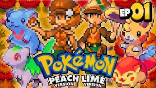 Pokemon Peach & Lime Part 1 NEW BEAUTIFUL GBA Rom Hack Gameplay Walkthrough