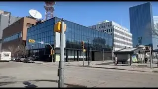 Walking in Regina, March 24, 2023: A Walk to the Central Library, Part 2