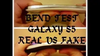 BEND TEST CHALLENGE: REAL S5 vs FAKE S5---------BendGate Iphone 6 Plus