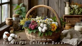 Beautiful Cottage Decor DIYs You Can Make at Home | Farmhouse Vintage Style on a Budget