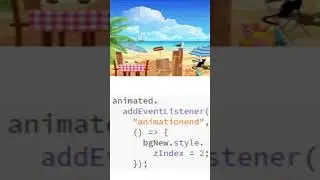JS Event Listener animation end