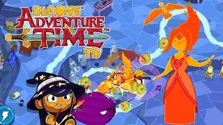 Flame princess + SAM vs. B.A.D. moab bloon (Duos) | Bloons Adventure Time TD