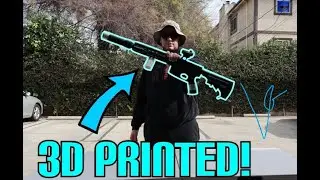 3D Printed Airsoft Accessories and 3D Printed HPA Setup with Jinos Filament