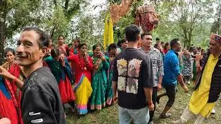 Uttarakhand ki lok Sanskritik Jhoda Chachari  #uttrakhand की लोक संस्कृति चाचरी 