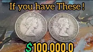 UK ULTRA RARE ERROR ONE SHILLING COINS WORTH UP $100,000,0 LOOK FOR THIS ! #collection