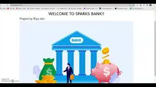 Banking System - GRIP'22 - The Sparks Foundation - Task1- Web Development Internship
