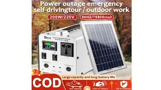 Portable Generator Auto Travel Home Emergency Power Supply #solarenergy #solarpower #powerbank #spbg