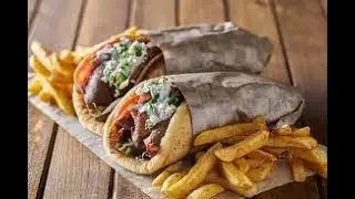 Epic Greek Gyro Challenge: Conquering the Giant Gyro!