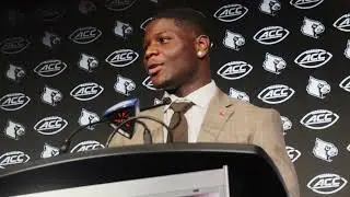Louisville WR Chris Bell 2025 ACC Kickoff Media Day