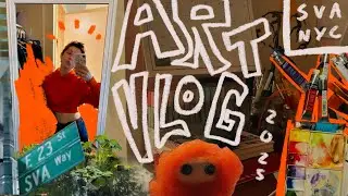 rainy days in art school 🌟stop-motion puppets + watercolor 🎨 oct. 2025