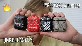 РАСПАКОВКА НАУШНИКОВ HYPEBEAST AIRPODS!! (Supreme, Off White, Gucci и т. д.)