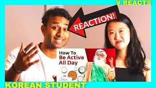How is SADHGURU so ACTIVE ? | Sadhguru REACTION | KOREAN Student reacts to Sadhguru | V Reacts