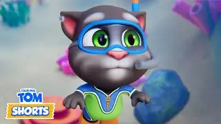 Underwater Car Chase 🥽  Talking Tom Shorts | Cartoons for Kids
