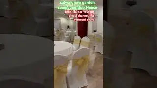 Salwa green garden compound club house party time decorations # short video