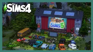 CAR CINEMA 🎥 🚘🍿 | The Sims 4 Speedbuild | No CC