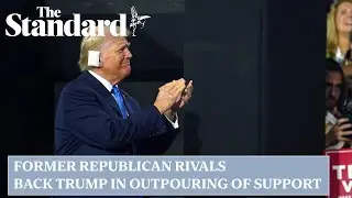 Donald Trump championed by former rivals in show of Republican unity