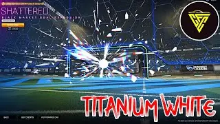SHATTERED TITANIUM WHITE: Black Market Goal Explosion (Rocket League)
