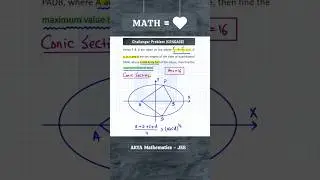 Challenger Problem - 02 (CENGAGE) - Amazing Problem from ELLIPSE  @AryaMaticsJEE​