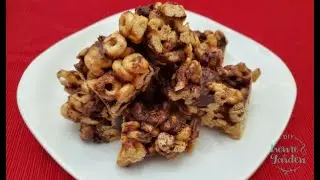 No Bake Chocolate Peanut Butter Cereal Treats