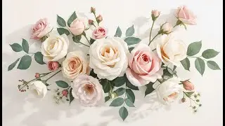 Art Frame TV | Soft Pastel Floral Art | Elegant Still Life | 1 Hour Relaxing Loop
