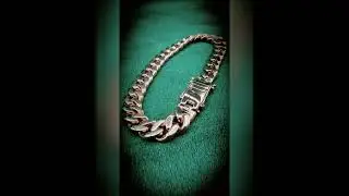 Zelta Kubas pinuma aproce | Золотой браслет кубинского плетения | Gold Cuban Link Bracelet