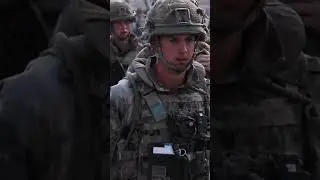 The U.S. and British Military at the Kabul Airport 🇬🇧🇺🇲 #shorts #military