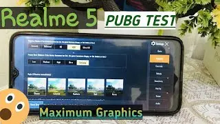 Realme 5 (PUBG) Test & Gameplay|Extreme high setting test & gaming review