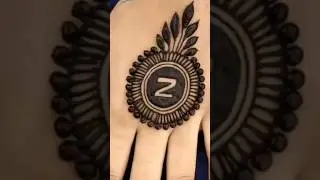 Z letter😱🥰  tattoo mehndi design,alphabet mehndi design,goltikki mehndi design#tattoo #art