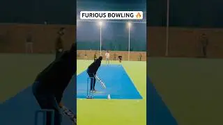 Cricket Bowler Furious Balls 🔥2 Wickets Sheer Pace And Speed Bowling Over 🎯 #cricket #shorts