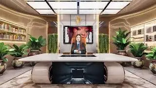 BTS 3D Virtual Studio Set Making AI