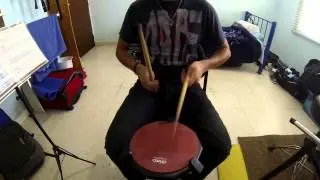 French grip - Flying fingers technique demonstration (250 bpm)