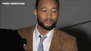 John Legend @ Paris 20 january 2026 for Fashion Week show Louis Vuitton