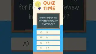CorelDRAW Quiz!! #learncoreldraw #corel #quiz