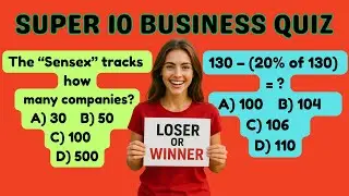Super 10 Business Quiz Challenge | Beat This Quiz If You Can ⚡🧠 (Episode- 56)