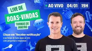 LIVE DE BOAS-VINDAS E NOVAS FERRAMENTAS NA PLATAFORMA DO PROFESSOR FERRETTO 🚀