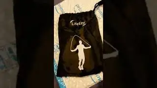 LIFEEZY Jump Rope, High Speed Weighted Jump Rope - Premium Quality Tangle-Free - Self-Locking Screw