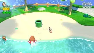 World 3-5 first pipe entry no touch cursor 0xA 1P testing - Super Mario 3D World [Nintendo Switch]