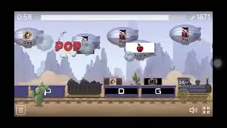 Wordwall - Alphabet Train (Balloon Pop) (Wild West) - (Full Gameplay) (2813 Pts.)