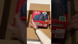 Unboxing do Nintendo Switch 2 com ASMR #switch2