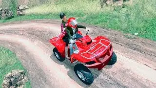 Bike games - ATV Quad Bike Offroad Crazy Taxi Driver Sim 3D - Gameplay Android free games