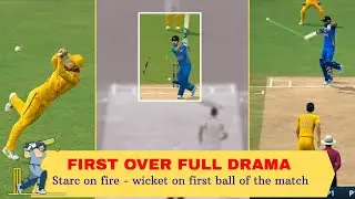 Starc Ne Pehli Ball Pe Tod Di Team India 💔 | Ind vs Aus | Starc shock everyone! #hr60gaming #cricket