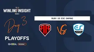 CS2 | RUBY vs ESC GAMING | Winline Insight S7: Playoffs | Day 3 | BO3