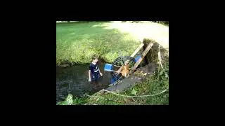 Mathieu's Waterwheel Pump Prototype 2010
