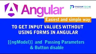 #Angular17 how to get input values without using Forms in Angular#What is Ngmodel#technology #viral