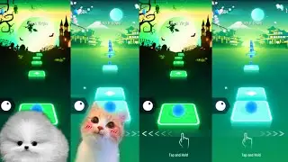 Tiles hop EDM Rush   Fluffy dog vs Dreaming cat on Ball Games channel