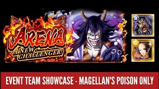 Can Magellan's Poison and &infin; Stall Clear Stage 5 Alone? V3 Boa + Magellan Sub vs. Arena Caesar [OPTC]