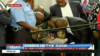 Governor Mike Sonko in court for plea and bail hearing